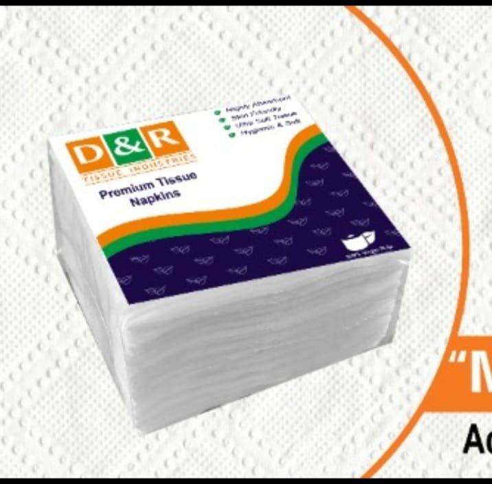 D&R branded napkin tissue pack